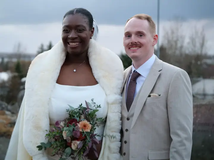 Mariage en Islande : les mariés